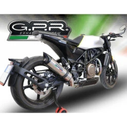 GPR E4.HU.43.TIBTO Tiburon Titanium Evo4 Slip-on Exhaust Husqvarna Svartpilen 701 (2019-)