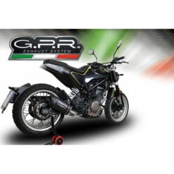 GPR E4.HU.51.FNE4 Furore Evo4 Nero Slip-on Exhaust For Husqvarna Vitpilen 701 '18-'20
