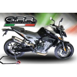 GPR KTM.94.RACE.GPAN.TO GPE Anniversary Titanium Racing Exhaust KTM Duke 790 (2017-) -Motorcycle Gear Shop gpr ktm 94 race gpan to gpe anniversary exhaust image5