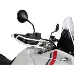 Hepco & Becker 4212.7638 00 03 Handlebar Guards, White For Ducati Desert X '22- -Motorcycle Gear Shop hepco becker 4212 7638 00 01 handlebar guards image3