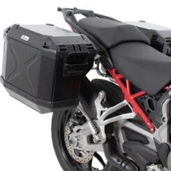 Motorcycle Gear Shop 44 Hepco & Becker 651.7614 00 22-01-40 Cutout Side Carrier For Ducati Multistrada V4 '21-