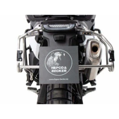 Hepco & Becker 651.7634 00 22-01-40 Xplorer Cutout Side Carrier Kit, Black Norden 901 (2022-) -Motorcycle Gear Shop hepco becker 651 7634 00 22 01 40 xplorer cutout image3