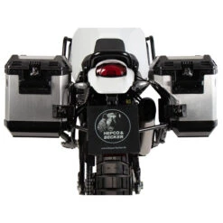 Hepco & Becker 651.7638 00 01-00-40 Cutout Side Carrier W/ Silver Cases For Desert X '22-