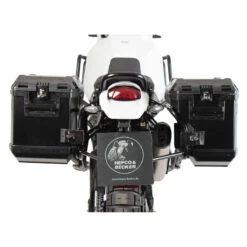 Hepco & Becker 651.7638 00 01-01-40 Cutout Side Carrier W/ Black Cases For Desert X '22-