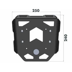 Hepco & Becker 660.7638 01 01 Minirack Rear Rack For Ducati Desert X '22- -Motorcycle Gear Shop hepco becker 660 7638 01 01 minirack rear rack image4