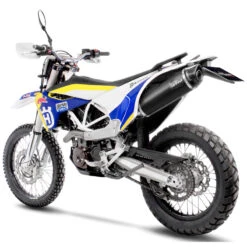 LeoVince 14066 Nero Slip-on Exhaust, Black For Husqvarna Supermoto 701/Enduro 701 '17-'22