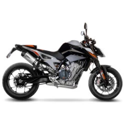 LeoVince 14253E LV One Evo Slip-on Exhaust, Stainless For KTM 790/890 Duke '21- -Motorcycle Gear Shop leovince 14253e lv one evo slip on exhaust image2