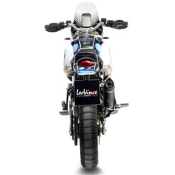 LeoVince 14428EB LV One Evo Slip-on Exhaust, Black For Ducati DesertX '22- -Motorcycle Gear Shop leovince 14428eb lv one evo slip on exhaust image3
