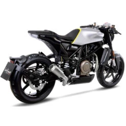 LeoVince 15220 LV-10 Stainless Slip-on Exhaust For Vitpilen/Svartpilen 701 '18-'20