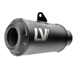 LeoVince 15220FB LV-10 Full Black Slip-on Exhaust For Vitpilen/Svartpilen 701 '18-'20 -Motorcycle Gear Shop leovince 15220fb lv 10 full black slip on exhaust image5