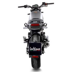 LeoVince 15226 LV-10 Stainless Slip-on Exhaust For Benelli Leoncino/Trail 500 '17- -Motorcycle Gear Shop leovince 15226 lv 10 stainless slip on exhaust image3