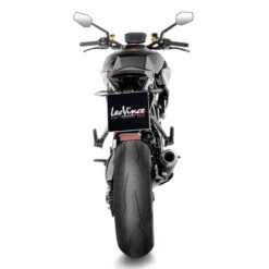 LeoVince 15229B LV-10 Black Slip-on Exhaust For KTM 1290 Super Duke /R/GT '14-'19 -Motorcycle Gear Shop leovince 15229b lv 10 black slip on exhaust image3