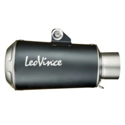 LeoVince 15242B LV-10 Black Slip-on Exhaust For Husqvarna Vitpilen/Svartpilen '20- -Motorcycle Gear Shop leovince 15242b lv 10 black slip on exhaust image8