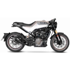 LeoVince 15242FB LV-10 Full Black Slip-on Exhaust For Husqvarna Vitpilen/Svartpilen '20-