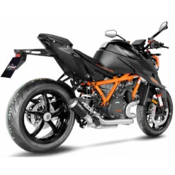 LeoVince 15243B LV-10 Black Slip-on Exhaust For KTM 1290 Super Duke R/Evo '20-
