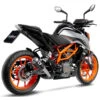 LeoVince 15249C LV-10 Carbon Slip-on Exhaust For KTM 390 Duke (2021-) -Motorcycle Gear Shop leovince 15249c lv 10 carbon slip on exhaust
