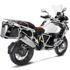 LeoVince 15301 LV-12 Stainless Slip-on Exhaust For BMW R1200GS '17-'18 / R1250GS '19-