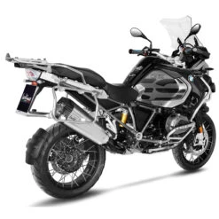 LeoVince 15301 LV-12 Stainless Slip-on Exhaust For BMW R1200GS '17-'18 / R1250GS '19- -Motorcycle Gear Shop leovince 15301 lv 12 stainless slip on exhaust image4