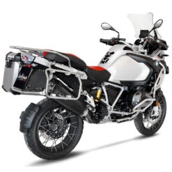 LeoVince 15301B LV-12 Black Slip-on Exhaust For BMW R1200GS '17-'18 / R1250GS '19-