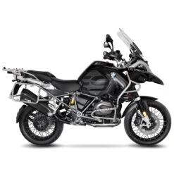 LeoVince 15301B LV-12 Black Slip-on Exhaust For BMW R1200GS '17-'18 / R1250GS '19- -Motorcycle Gear Shop leovince 15301b lv 12 black slip on exhaust image5