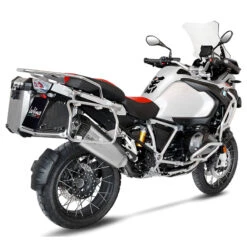 LeoVince 15301T LV-12 Titanium Slip-on Exhaust For BMW R1200GS '17-'18 / R1250GS '19-