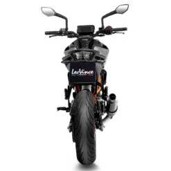 LeoVince 3399 GP Corsa Evo Slip-on Exhaust, Gloss Carbon For KTM 125/390 Duke '21- -Motorcycle Gear Shop leovince 3399 gp corsa evo slip on exhaust carbon image3