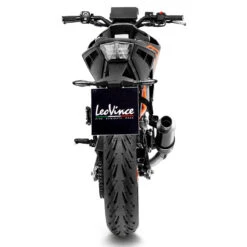 LeoVince 3399 GP Corsa Evo Slip-on Exhaust, Gloss Carbon For KTM 125/390 Duke '21- -Motorcycle Gear Shop leovince 3399 gp corsa evo slip on exhaust carbon image6