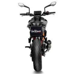 LeoVince 3399E GP Corsa Evo Slip-on Exhaust, Matte Carbon For KTM 125/390 Duke '21- -Motorcycle Gear Shop leovince 3399e gp corsa evo slip on exhaust carbon image3