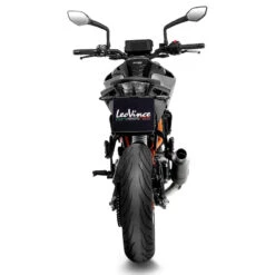LeoVince 3399M GP Corsa Matte Slip-on Exhaust, Carbon For KTM 390 Duke (2021-) -Motorcycle Gear Shop leovince 3399m gp corsa slip on exhaust carbon image3