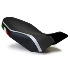 Luimoto 1082101 Team Italia Seat Covers For Ducati Hypermotard (2007-2012) -Motorcycle Gear Shop luimoto 1082104 seat covers ducati hypermotard
