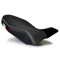 Luimoto 1082101 Team Italia Seat Covers For Ducati Hypermotard (2007-2012) -Motorcycle Gear Shop luimoto 1082105 seat covers ducati hypermotard