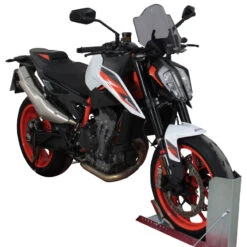 MRA 4025066170685 Racing Windshield "NRM" For KTM Duke 890 R (2019-) -Motorcycle Gear Shop mra 4025066170685 racing windshield nrm image4