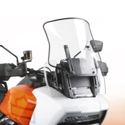 National Cycle N20412 VStream Low Beaded Windscreen, Clear For Harley Pan America '21- -Motorcycle Gear Shop national cycle n20412 vstream short windscreen image4