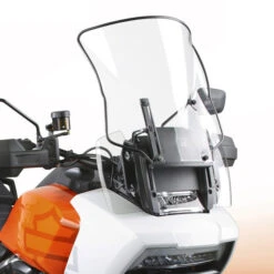 National Cycle N20413 VStream Mid Beaded Windscreen, Clear For Harley Pan America '21- -Motorcycle Gear Shop national cycle n20413 vstream short windscreen image4