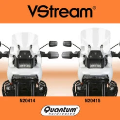 National Cycle N20414 VStream Mid Windscreen, Clear For Harley Pan America '21- -Motorcycle Gear Shop national cycle n20414 vstream mid windscreen image6
