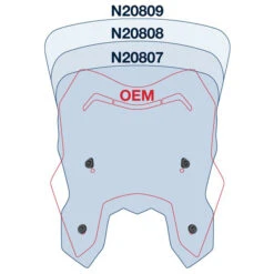 National Cycle N20809 VStream Windshield, Clear For KTM 1290 Super Adventure '15-'20 -Motorcycle Gear Shop national cycle n20809 vstream windshield image4
