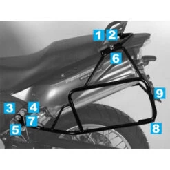 Hepco & Becker 650.791 Lock-it Carrier For Pegaso 650 Strada & Trail