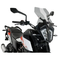 Puig 20414W Touring Windshield For KTM 390 Adventure (2020-) -Motorcycle Gear Shop puig 20414w touring windshield image3