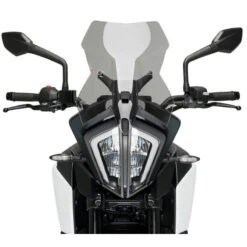 Puig 20414W Touring Windshield For KTM 390 Adventure (2020-) -Motorcycle Gear Shop puig 20414w touring windshield image4