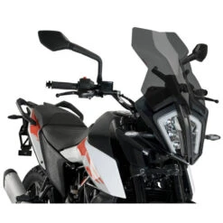 Puig 20414W Touring Windshield For KTM 390 Adventure (2020-) -Motorcycle Gear Shop puig 20414w touring windshield image9