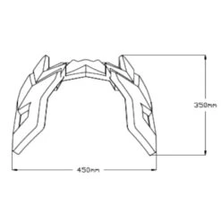 Puig 20428J Engine Spoiler For KTM 1290 Superduke R (2020-) -Motorcycle Gear Shop puig 20428j engine spoiler image6