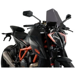 Puig 20461W New Generation Touring Windshield For KTM 1290 Superduke R '20- -Motorcycle Gear Shop puig 20461w ng touring windshield image5