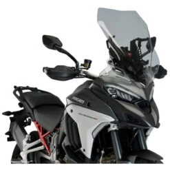 Puig 20728W Touring Windshield For Ducati Multistrada V4 (2021-) -Motorcycle Gear Shop puig 20728w touring windshield image4