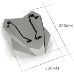 Puig 20729W Sport Windshield For Ducati Multistrada V4 (2021-) -Motorcycle Gear Shop puig 20729w sport windshield image12