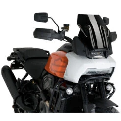 Puig 20841W Sport Windshield For Harley-Davidson Pan America 1250 (2021-) -Motorcycle Gear Shop puig 20841w sport windshield image10