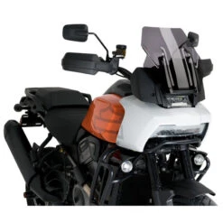 Puig 20841W Sport Windshield For Harley-Davidson Pan America 1250 (2021-) -Motorcycle Gear Shop puig 20841w sport windshield image8