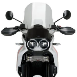 Puig 21437W Touring Windshield For Ducati DesertX (2022-) -Motorcycle Gear Shop puig 21437w touring windshield image3