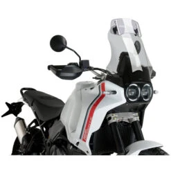 Puig 21438H Touring Windshield Smoked With Visor For Ducati DesertX (2022-)