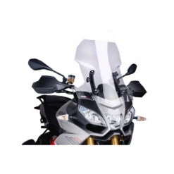 Puig 6484 Windshield For Aprilia Caponord 1200 (2013-current) -Motorcycle Gear Shop puig 6484f windshield caponord 1200 image3