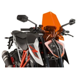 Puig 9692W Naked New Generation Sport Windshield, Clear For KTM 1290 Superduke R '17-'19 -Motorcycle Gear Shop puig 9692w naked new generation sport clear image3
